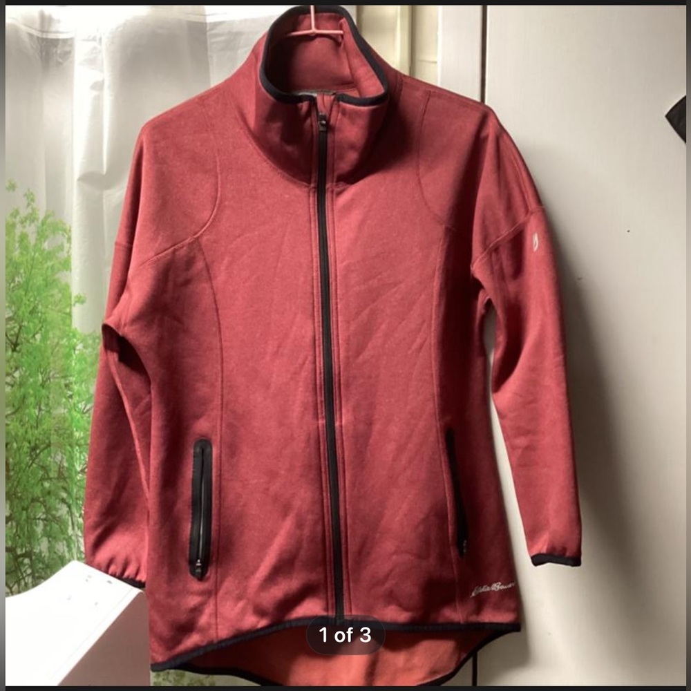 S◢◤O◢◤L◢◤D Eddie Bauer Knit Fleece Lined Jacket Size XS